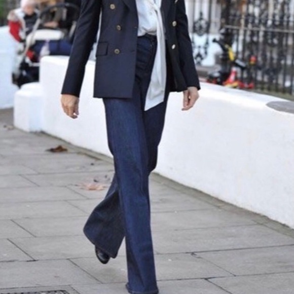 Stella McCartney High Rise Boyfriend Wide Leg Size 27 - Picture 1 of 11